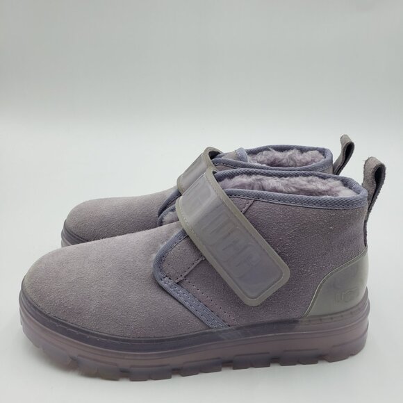 UGG Neumel Clear Boots 7 Womens Chukka June Gloom Purple - Picture 2 of 8
